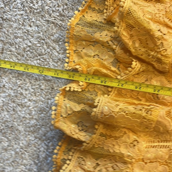 Tobi VICTORIA YELLOW LACE DRESS - Picture 9 of 11